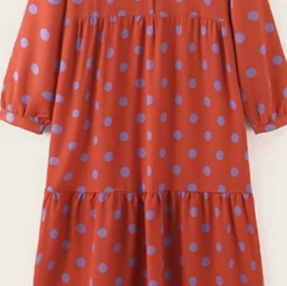 🍂 Pretty Fall Dress.  Size 10 - Picture 4 of 6